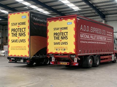 ADD Express adds Stay Home message to its livery - 2