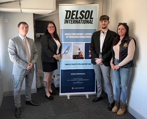 L-R Jake Smithurst, Claire Maddock, Dylan Walker and Kathy Jones