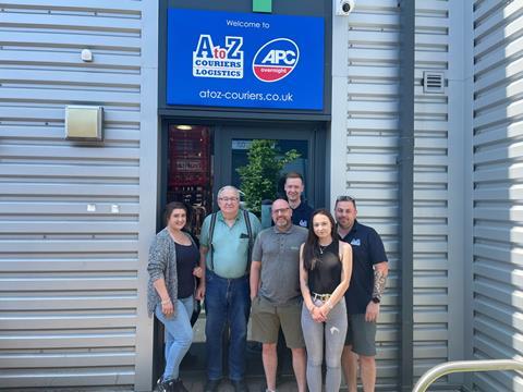A to Z Logistics staff outside their new Orpington depot