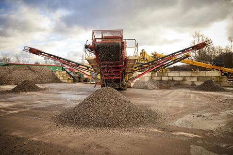 Heidelberg's new Leeds waste recycling facility.