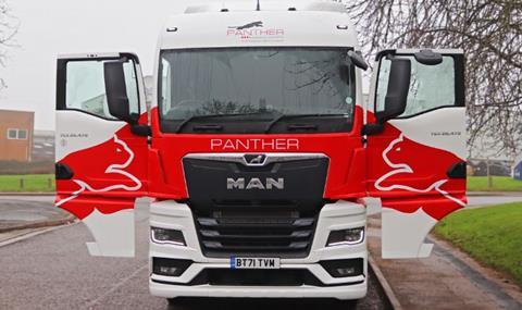 Panther's new MAN TGX trucks feature exciting new livery