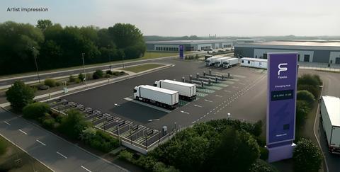 Fleete has secured planning consent for the charging hub at Hams Hall Distribution Park.