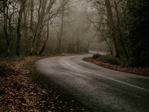 Four of Europe's most haunted roads were found to be in the UK.