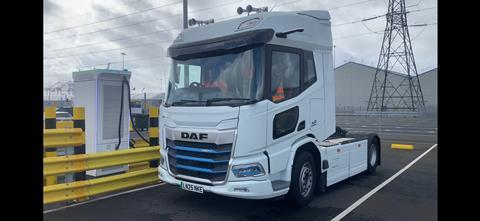 The trial is taking place at Southampton port.