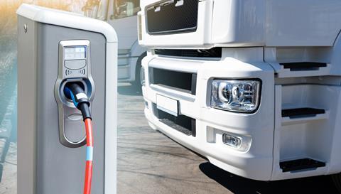 shutterstock truck charging