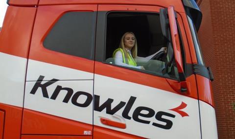 Knowles Transport's driver apprentice Paris Wakelen on right track to achieve ambition as HGV driver