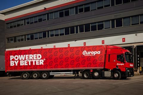 Europa Worldwide Group new livery