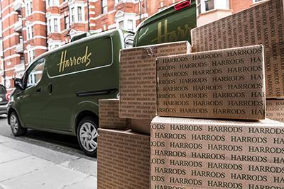 All-electric Nissan e-NV200 revolutionises iconic Harrods delive