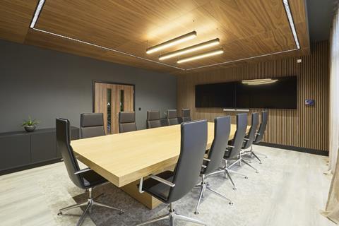 Knowles Logistics' new boardroom.