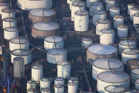 Oil storage at Imningham port