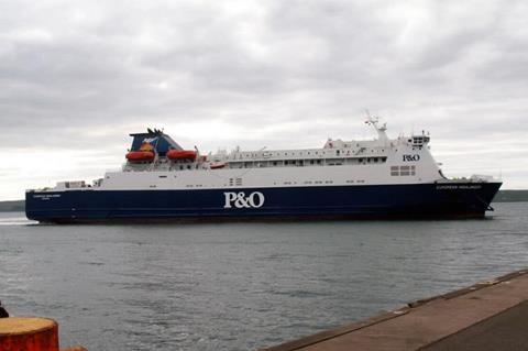 P&O ferry Highlander