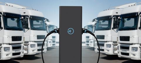 shutterstock truck charging