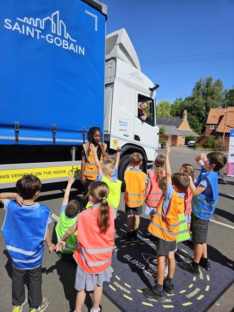 So far this year, the road safety team has visited five schools located close to Saint-Gobain UK manufacturing sites.