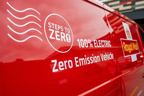 Royal Mail said nearly a third of its delivery routes were now zero-emission, with 44 delivery offices fully electric.