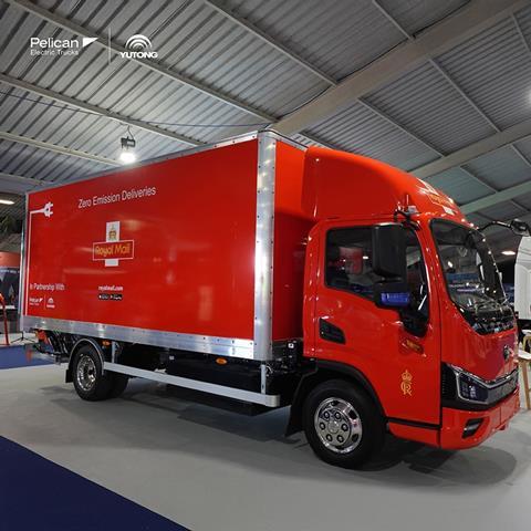 Yutong TE7 - Royal Mail
