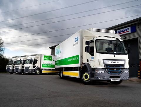 NHS Supply Chain fully electric HGV[30765]