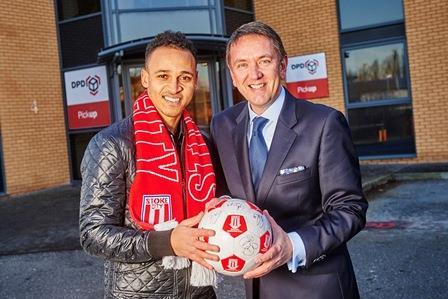 Peter Odemwingie and Dwain McDonald DPD PickUp launch