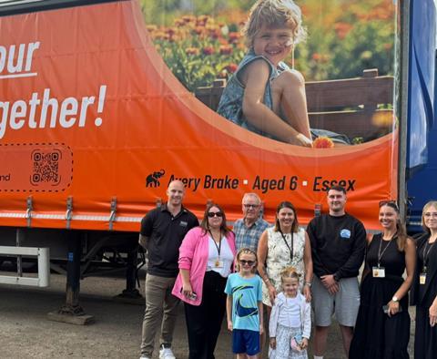 RHA and FRS Lorry with team