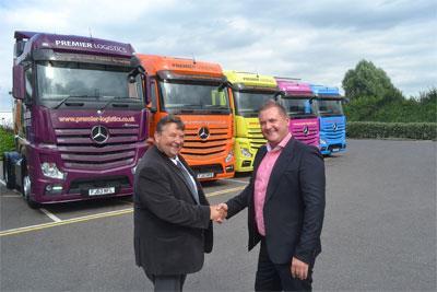 New Actros units for Premier Logistics from Mertrux