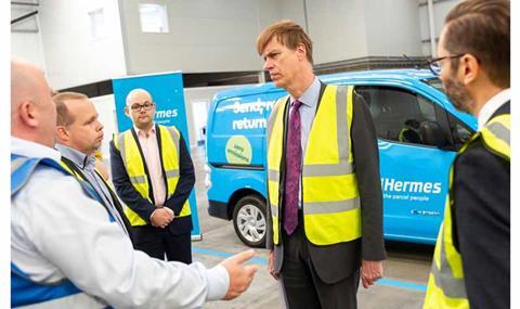 Stephen Timms MP East Ham discusses Hermes electric vans