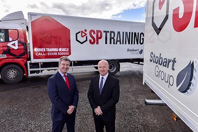 SP Training of Carlisle, Cumbria put two new Scania vehicles on the road in partnership with Stobart Group, Yodel and Scania ( Great Britain ) Ltd