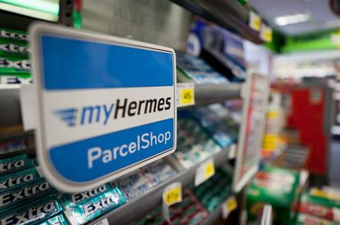 Hermes parcelshop