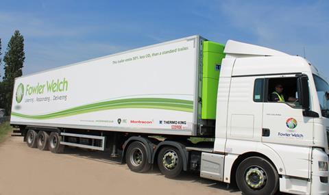 Fowler Welch launches UK first Eco Trailer