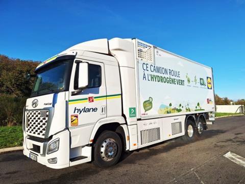 Lidl's hydrogen-powered truck