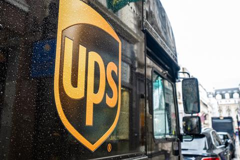 UPS said it expected the pace of decline to slow as interest rates fell.