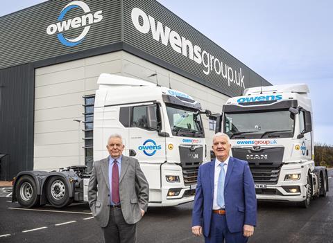 Company directors Huw Owen (left) and Eurof Owen.