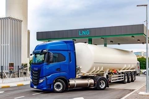 Biomethane truck