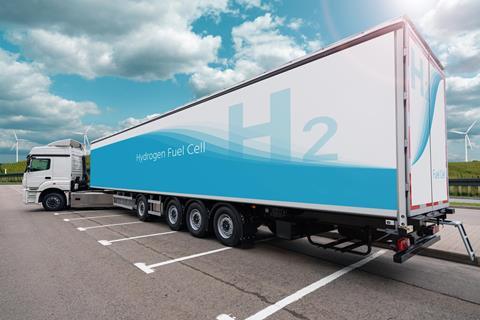 Hydrogen fuel cell vehicle