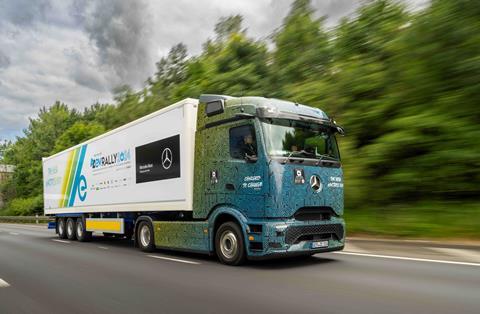 Mercedes-Benz eActros 600 completes EV Rally tour around the A-Z of Britain