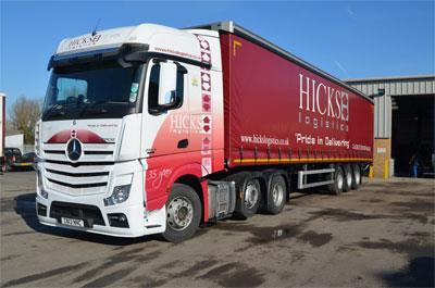 Hicks Logistics truck