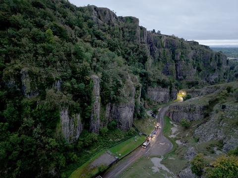 Cheddar Gorge resurfacing