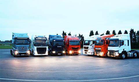 Truck line up