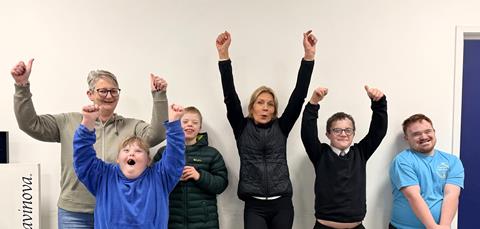 (L to R) Rachel Hands, Ella, Sam, Alison, Oliver & Tom.