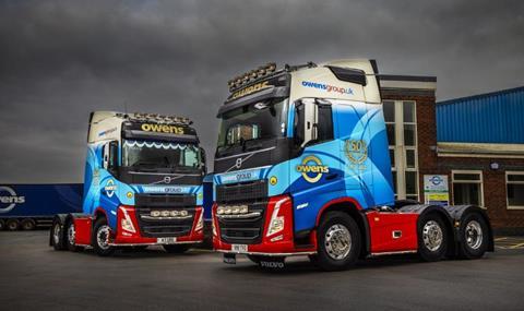 Llanelli based haulage firm Owens Group has strengthened its service offering by becoming shareholder members of Pall-Ex Group - Livery 1_1