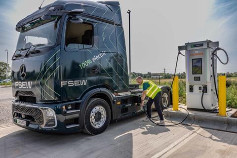 The 480kW chargers can power vehicles up with 190 miles of range in just one hour.