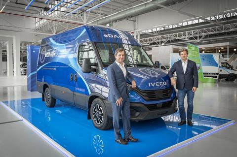 GiorgioDelpianoSVPBusinessMobilityShellGerritMarxCEOIvecoGroup