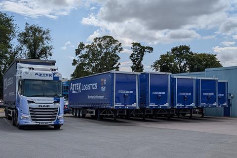 The haulier has made a significant investment in vehicles and trailers.