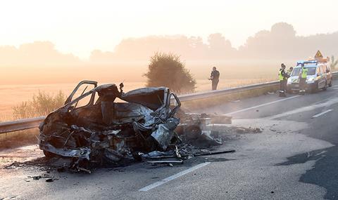Van Driver Killed - France