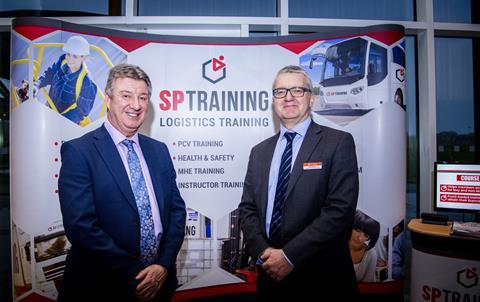 SP Training chairman Robin Brown and Palletforce COO David Breeze.