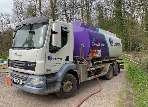 As well as fuel forecourts, the tanker drivers also deliver heating oil across the UK.