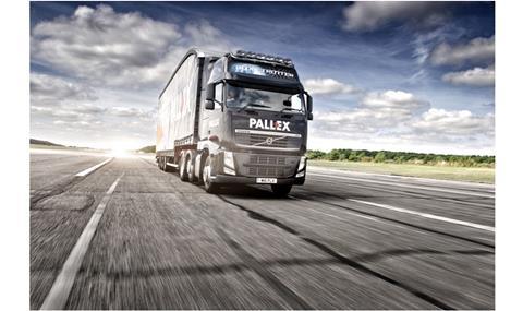 Pall-Ex truck speed blur